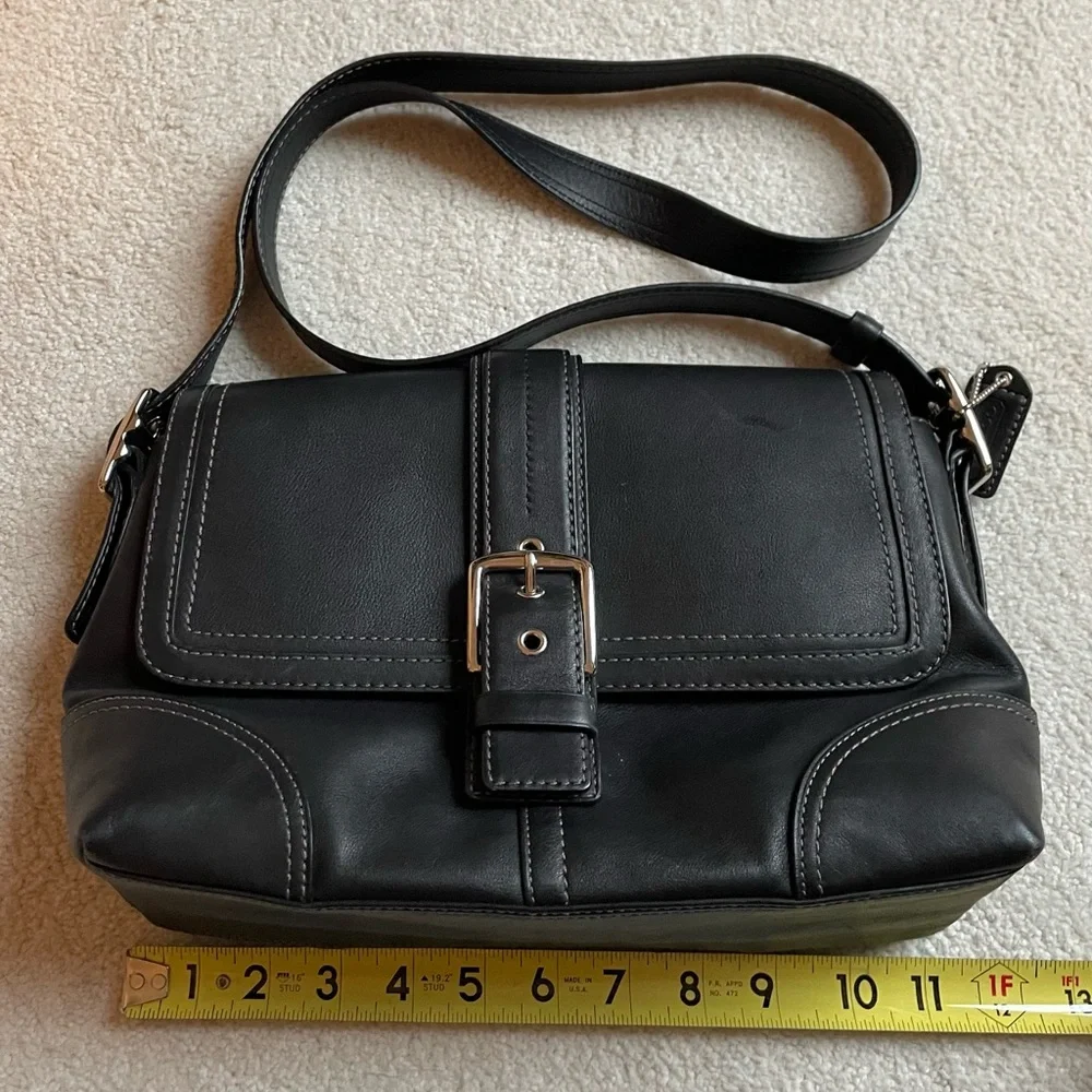 Coach Black Hampton crossbody
